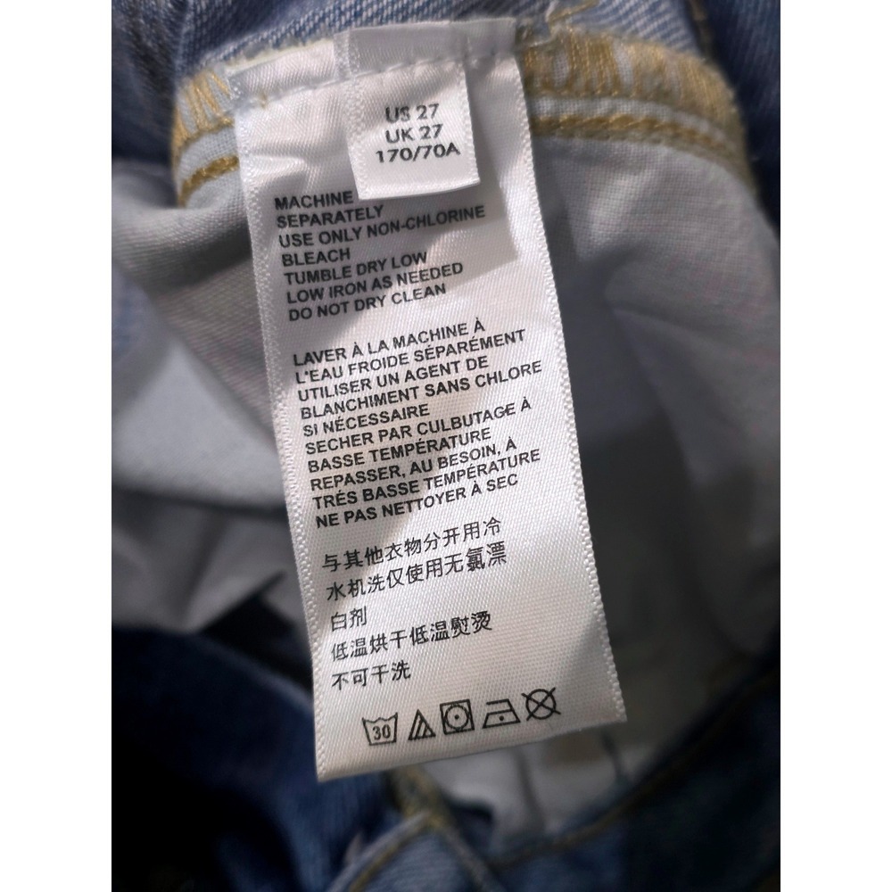 BDG Urban Outfitters Womens High Rise Cargo Jogger Jeans Blue Medium Wash 30W - Picture 10 of 10